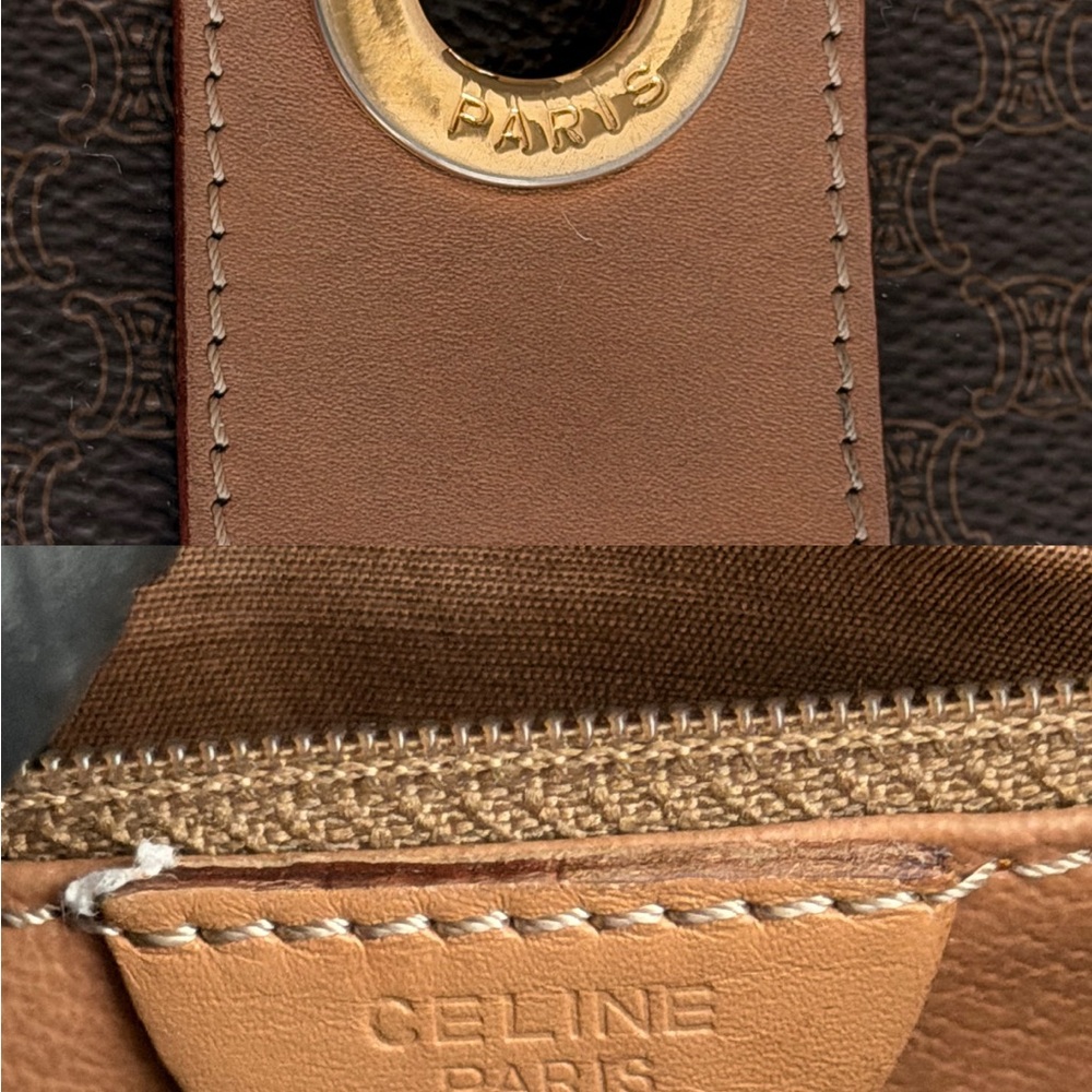 Authentic Celine Macadam M14 Flap Crossbody Bag - Picture 10 of 16
